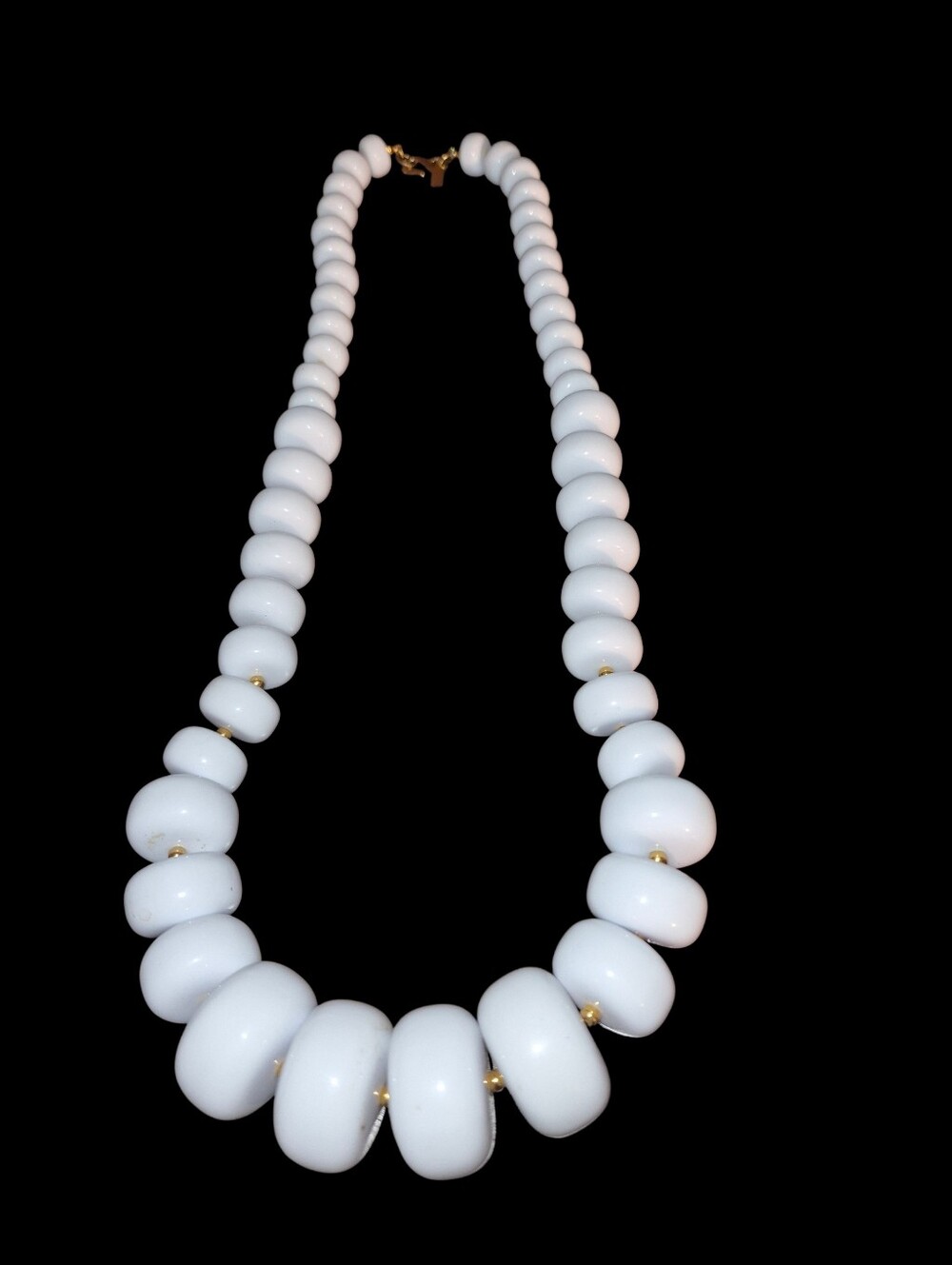 Vintage Kenneth Jay Lane Lucite Runway Chunky Statement Necklace